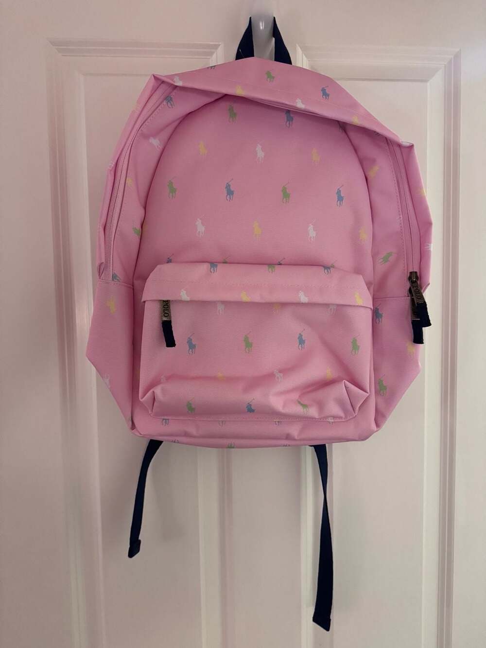 Polo Ralph Lauren All-Over Pony Print Pink Backpack